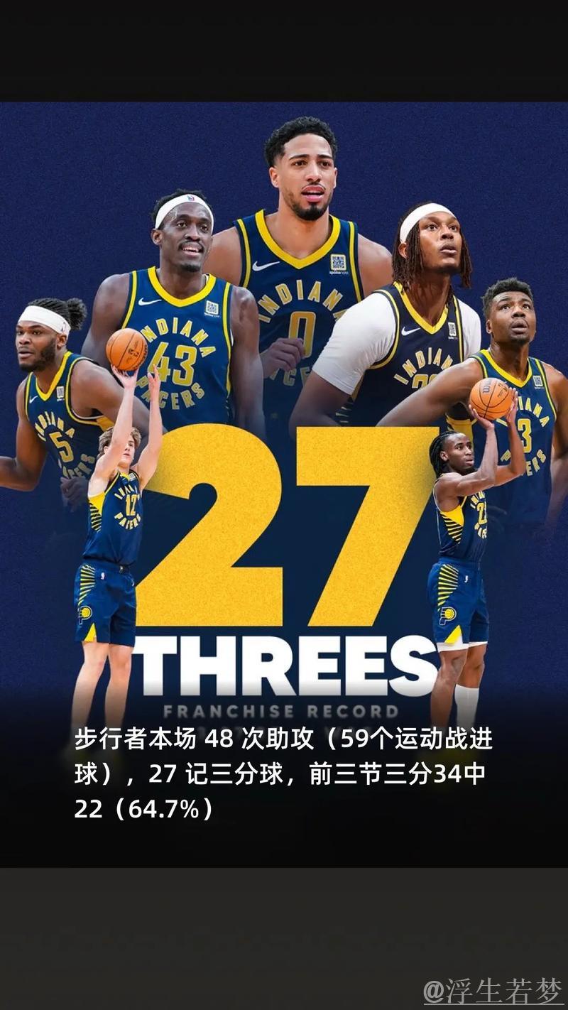 步行者狂砍162分刷新队史新高 步行者狂砍162分刷新队史新高